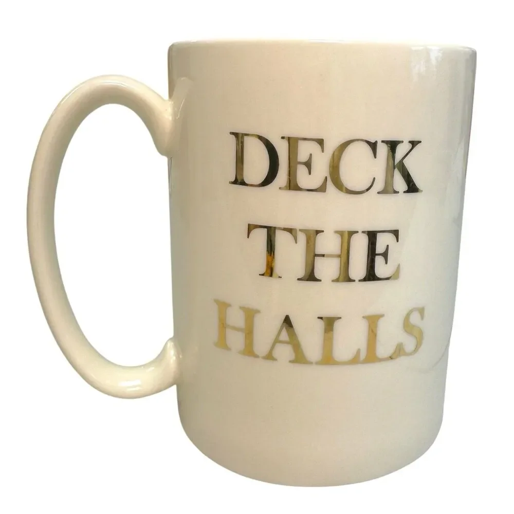 NWOB Lenox Golden Holidays Wreath Mug Christmas‎ Festive Holiday 12 Oz #863660